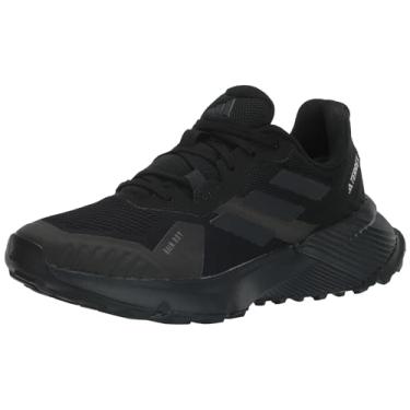 Imagem de adidas Terrex Soulstride Rain.rdy Tênis masculino, Preto/Carbono/Cinza, 37