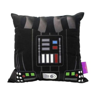 Imagem de Almofada Darth Vader - Star Wars - Veludo e Fibra - 25 x 25 cm - Zona Criativa
