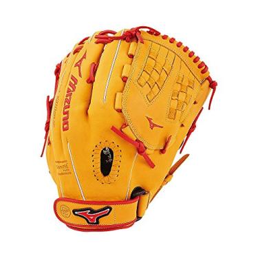 Imagem de Mizuno Luvas MVP Prime SE Fastpitch GMVP1250PSEF para uso interno/externo/Pitcher, cortiça/vermelho, 31,7 cm