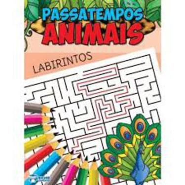 Imagem de Livro Passatempos Animais - Labirintos