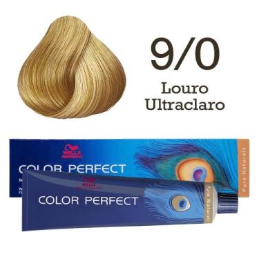 Imagem de Coloração 9.0 Louro Ultraclaro Color Perfect  Wella Professionals