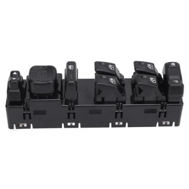 Imagem de Interruptor Janela de Energia do Lado do Motorista Akozon 15883320 para 1500 2500 Modelo - Controle de Espelho de Asa, Funções de Bloqueio/desbloqueio para 2004-2005 Ext &