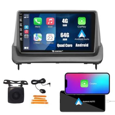 Imagem de Kunfine CarPlay Android Navegação Automática Rádio GPS Estéreo Câmera Reversa Tela IPS Tela Sensível ao Toque Tablet Pad Media Player para Volvo C40 S40 C30 C70 2006-2012, se Aplicável Quad Core 4G +