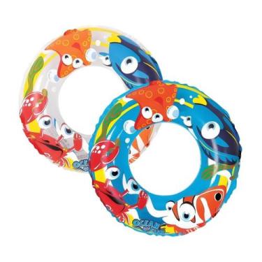 Imagem de Boia Infantil Circular Inflável 50cm Oceano Verão Piscina Praia - Well