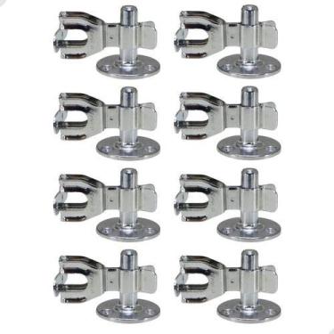 Imagem de 8 Unidades Segurador de Porta de Pressão Prendedor de Porta Fixador de