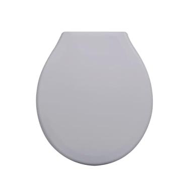 Imagem de Assento Sanitário Universl Oval Cinza Convencional Almofadada Sicmol