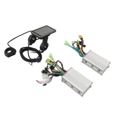 Imagem de Kit de Controlador de Bicicleta Elétrica, 500W 25A Motor Sem Escova Com Display LCD de Acionamento Duplo M5 para Scooter Elétrico