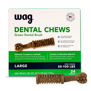 Imagem de Escova dentária para cães Wag Green Dental Brush Large 24 unidades
