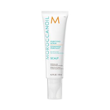Imagem de Esfoliante para couro cabeludo Moroccanoil, purificante, pré-lavagem e desembaraçador