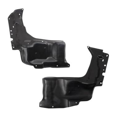 Imagem de TRQ Escudo contra respingos do motor e lado do lado do passageiro compatível com Toyota Corolla 2009-2013 TO1228153 TO1228154