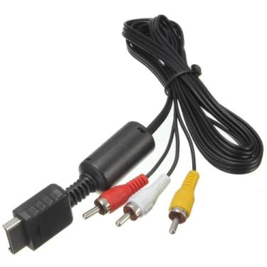 Imagem de JSX Cabo Áudio e Vídeo 1.5m Rca para PlayStation 3, 2 e 1