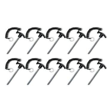 Imagem de 10 Pinos De Carga Com Cabo Bateria De Peso Academia Fitness - Mr. Fitn