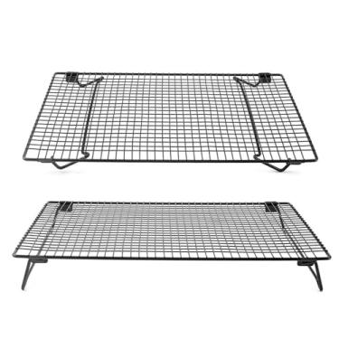 Imagem de Suporte para laptop Suporte de mesa para laptop, suporte de resfriamento de laptop de metal resistente com plataforma de malha, preto Elevador para laptop