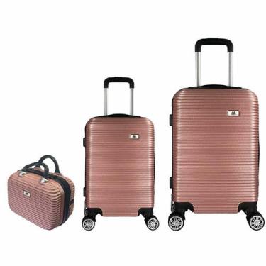 Imagem de Mala de Viagem Média, Grande C/ Frasqueira Em ABS As67  - Eagle, Preto