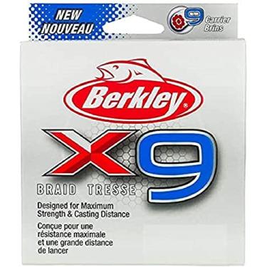 Imagem de Linha de pesca trançada Berkley X9, Crystal, 2188-Yard/15-Pound