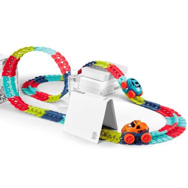 Imagem de Pista de Carro de Corrida montável, Flexível com Luz c 46 Pç