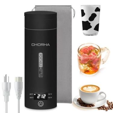 Imagem de Chaleira Elétrica Portátil Chorha 500ml - Aço Inox 304