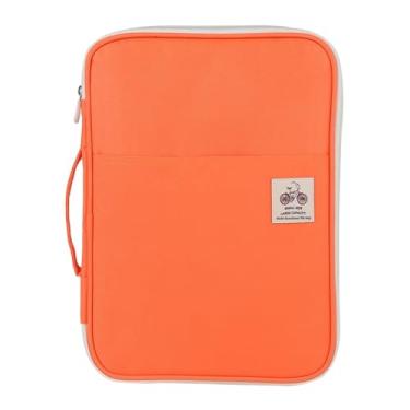 Imagem de Pastas de Arquivo A4 suprimentos lápis caso sacos de armazenamento saco de documentos arquivo pasta portfólio organizador computador notebook com zíper caso escola escritório Organizador de Arquivos(O