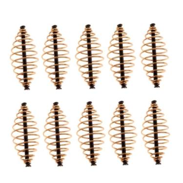 Imagem de Method Feeders Carpa de pesca, 10 peças, método em linha, alimentador plano, suporte para isca de pesca de carpa - G