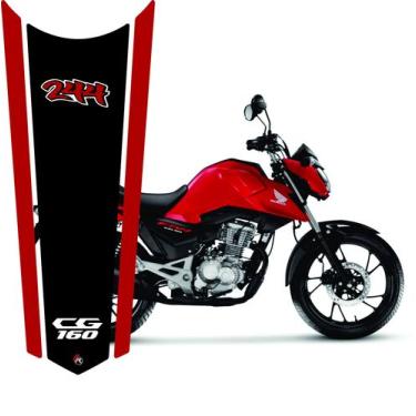 Imagem de Adesivo Faixa Gravata Tanque Resinado Cg Honda 244 - Resitank