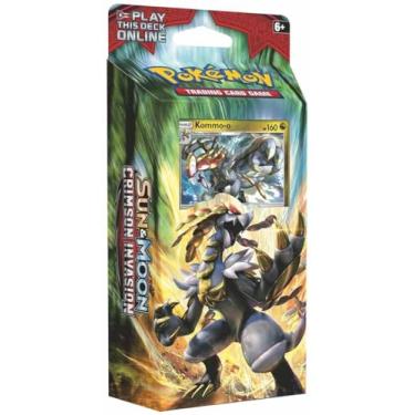 Imagem de Pokemon Cards Sun & Moon TCG Crimson Invasion Theme 80255 - Kommo-o ou Hydreigon