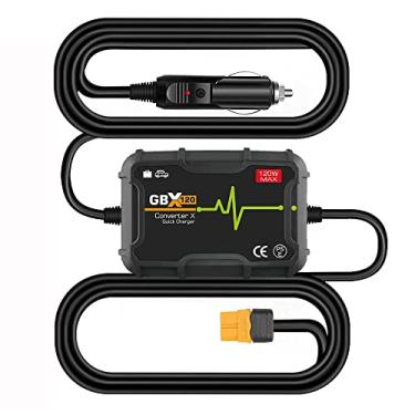 Imagem de Conversor de carregador de carro externo DC12V 24V, isqueiro de 120 W, carregamento rápido para estações de energia portáteis com conectores de entrada XT60 (carregador rápido de 12 V)