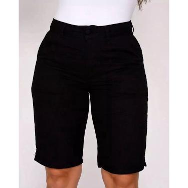Imagem de Bermuda Feminina Linho Pedal Regular Confort - 38731