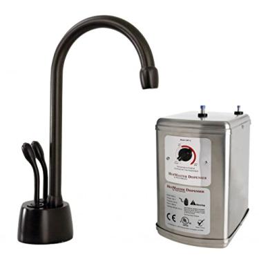 Imagem de Westbrass D272H-12 Develosah Torneira dispensadora de água quente e fria com tanque, bronze polido a óleo