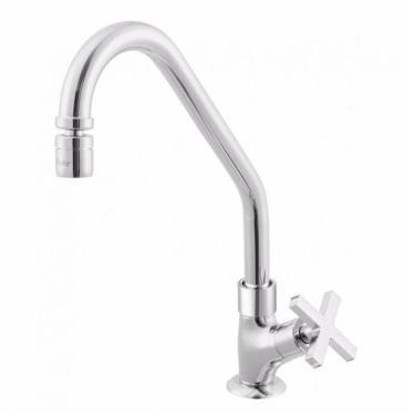 Imagem de Torneira Para Cozinha Bica Móvel 1174 ômega C28 Meber Metais Cromado