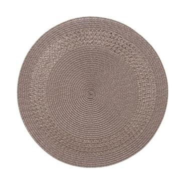 Imagem de Jogo Americano Copa E Cia 6 Peças Luna Tressê Taupe