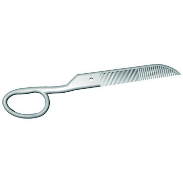 Imagem de Pente Plastico Meia Tesoura Scissor Prata 30 X 6 Cm