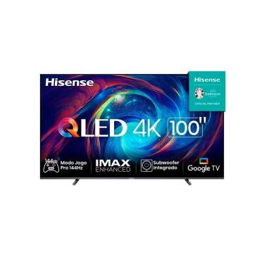 Imagem de Smart Tv 100 Polegadas Hisense Ultra Hd 4k Qled Google Tv Preto Bivolt