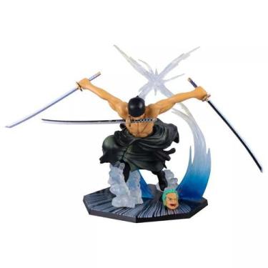 Imagem de Action Figure Zoro 15 Cm Anime One Piece Boneco Brinquedo Colecionavel