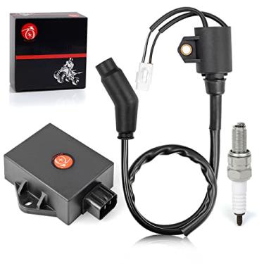 Imagem de MOTO1988 Bobina De Ignição E Vela Da Caixa Cdi Compatíveis Com Polaris Sportsman 300 2008 2009 2010 Hawkeye 2011 3089978 3089860 3089910