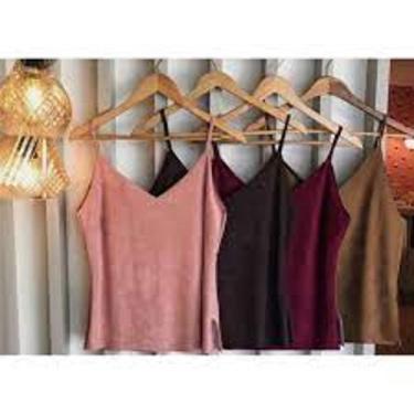 Imagem de Blusa feminina suede manga curta estilo - filo modas, Marrom, P