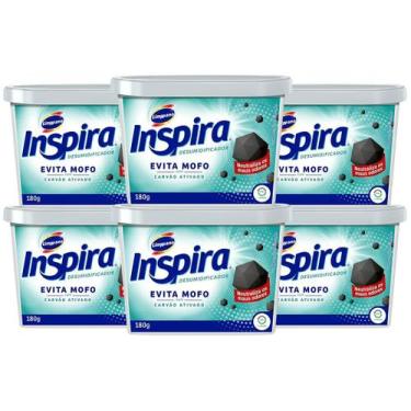 Imagem de Kit 12 unidades Evita Mofo Limppano 180g Carvão Ativado