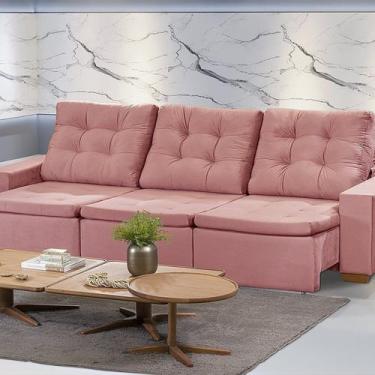 Imagem de Sofá Manaus Modular 6 Lugares 305cm Retrátil e Reclinável - Yescasa