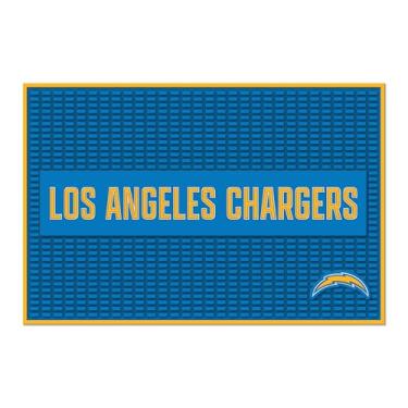 Imagem de Rico Industries NFL Football Los Angeles Chargers 30.5 cm x 45.7 cm PVC resistente/grosso decoração de casa/cozinha/tapete de bar