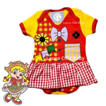Imagem de Body Bebe para festa junina Infantil menina e menino - Achou Presentes