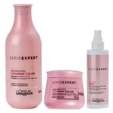 Imagem de Loréal Profissionnel Vitamino Color Kit - Shampoo + Máscara + Leave In