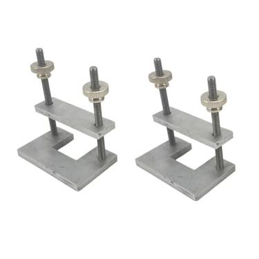 Imagem de Milageto 2x Grampos de Canto para Corpo de Violino, Colagem, Reparo Ajustável, Ferramentas Firmes de Luthier para Violoncelo