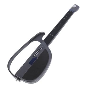 Imagem de Guitarra Inteligente Sem Cordas C1, Guitarra Dobrável Automática Com Bolsa de Armazenamento para Viagem para Banda de um Homem, para Adultos e Adolescentes (preto cinza)