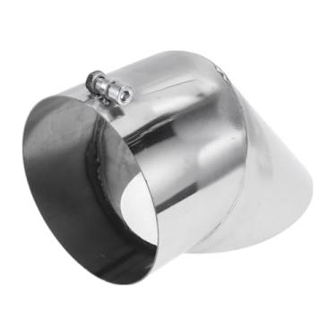 Imagem de Motoforti 12.7 cm ID Inlet Turn Down Exhaust Tip T304 Polimento de Superfície de Aço Inoxidável Mandril Curva Tubo de Cotovelo 23.1 cm Comprimento Total Adequado para Tubos de Escape OD de 12,7 cm