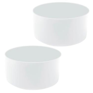 Imagem de Hordion Bota de silicone de 2 peças para Stanley Quencher Tumbler 40 850.5 g, garrafa de água IceFlow 30/567.0 g, capa protetora inferior do copo 7,5 cm de diâmetro, transparente