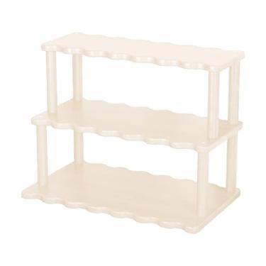 Imagem de WeiLaiKeQi Organizador de Mesa para Itens e Produtos de Beleza, Branco