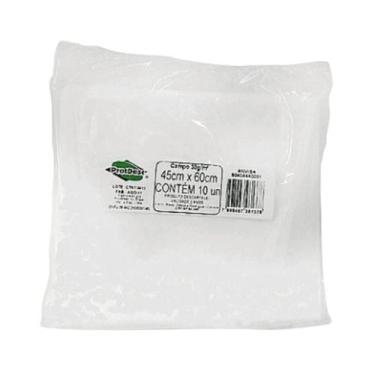 Imagem de Campo Cirúrgico Branco GR30 TNT c/ 10 Unidades - Protdesc, (45x60)cm