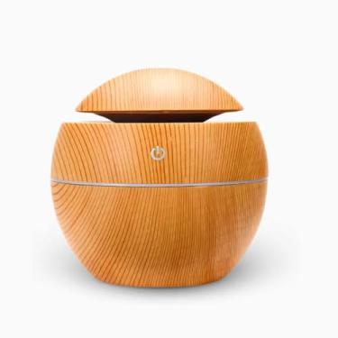 Imagem de Umidificador de Ar Portátil Purificador USB Ultrassônico Difusor Aromas 130ml Aromatizador Eletrico LED 7 Cores