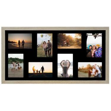 Imagem de Quadro Multifotos 8 Fotos 10x15 Porta Retrato de Parede 30x60 - SHD So