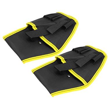Imagem de 2pcs Saco de Cinto de Perfuração Sem Fio Com Espessura 4 Camadas, Bolso Impermeável para Ferramentas de Eletricista, Bolsa de Cintura Multifuncional para Chave de Fenda Elétrica,