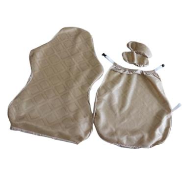 Imagem de Ioensy Capas para cadeiras gamers, capa protetora com capas para apoio de braço/costas/assento, elásticas e macias para cadeiras de computador, Champanhe